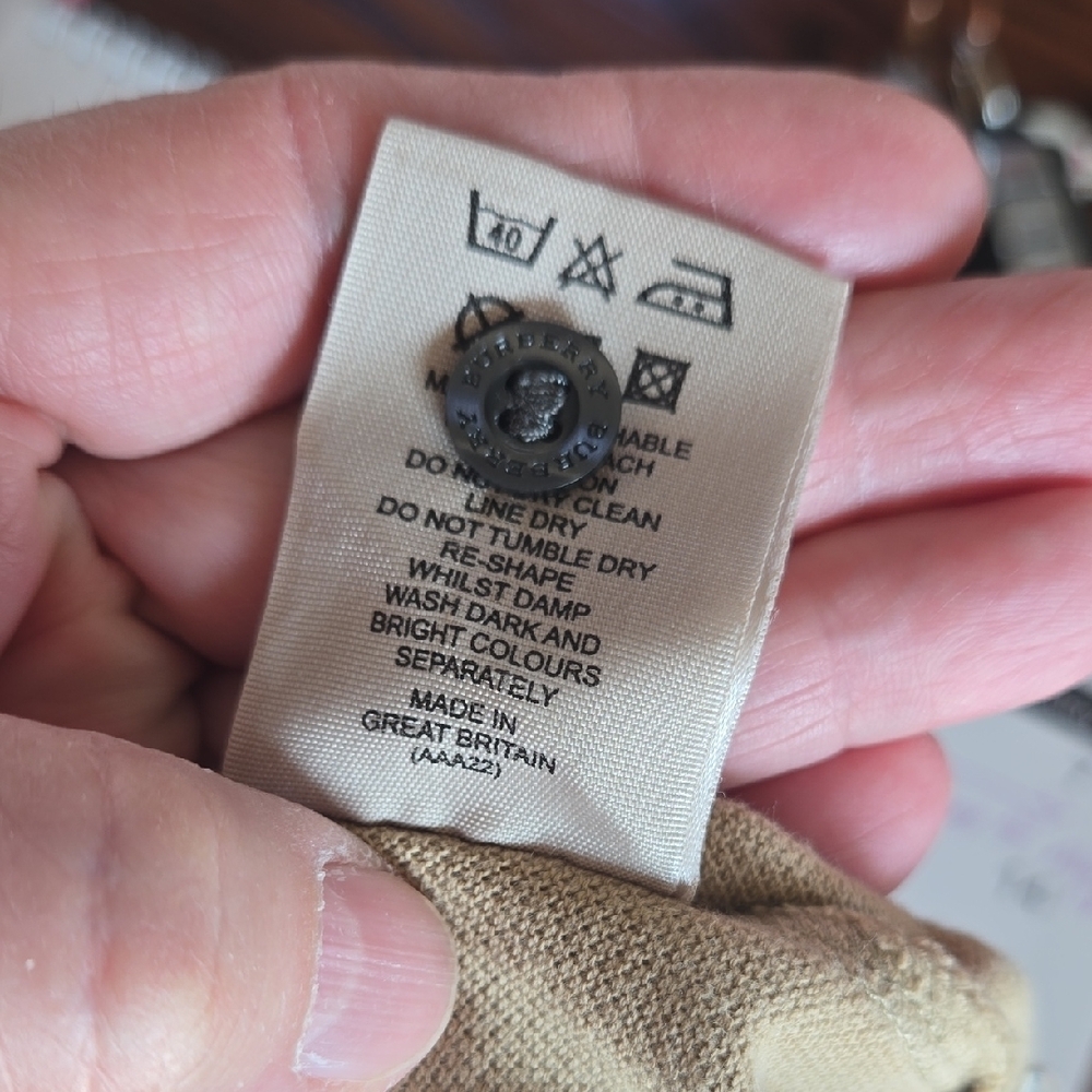 Burberry Light Tan Polo Shirt - Picture 10 of 10